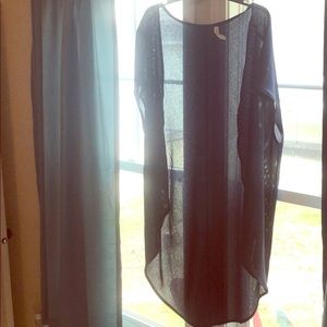 Lucy navy blue cover up